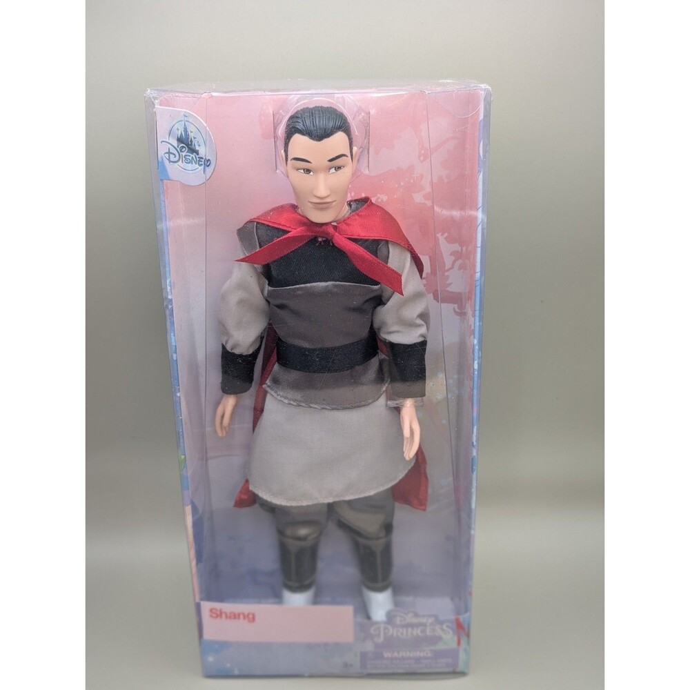 Disney Store Princess Classic Li Shang Doll 12" Mulan Prince Warrior NIB Sealed